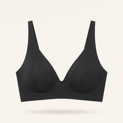 Seamless Lift Comfort Bra, Black