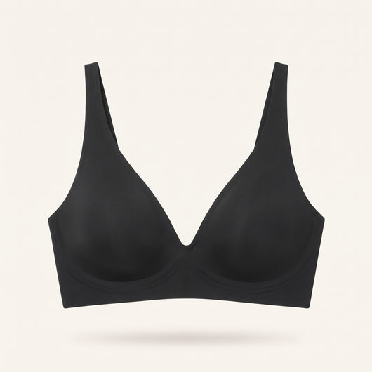 Seamless Lift Comfort Bra, Black