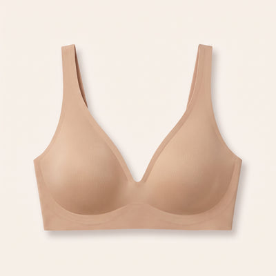 Seamless Lift Comfort Bra, Beige