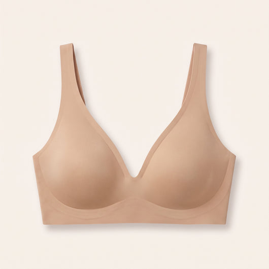 Seamless Lift Comfort Bra, Beige
