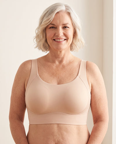Jelly Comfort T-Shirt Bra in light nude, size 2XL