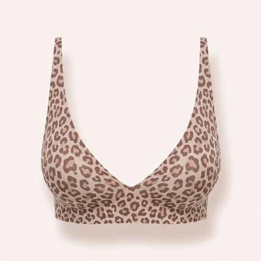 Seamless Lift Comfort Bra, Leopard